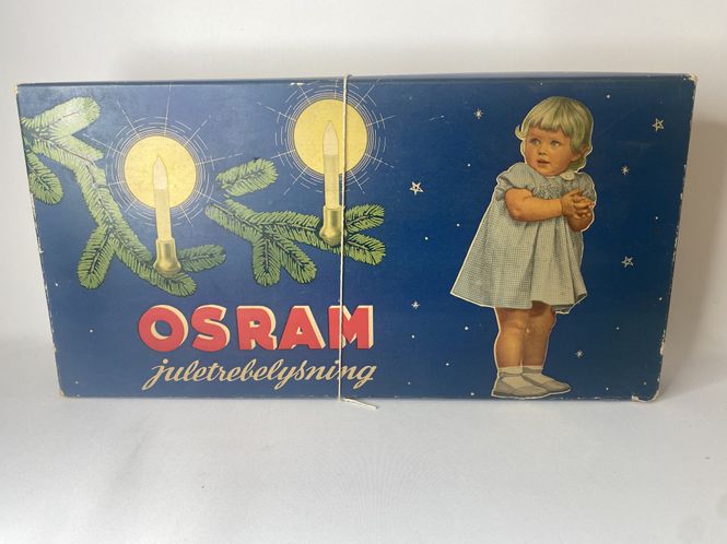Hovedbilde Vintage juletrelys Osram